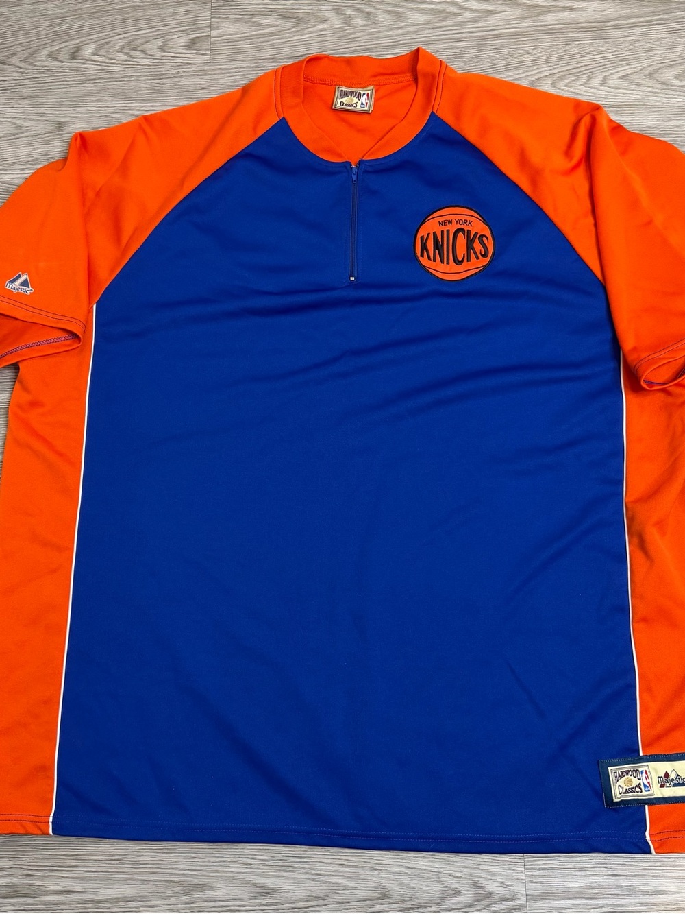 Vintage 90's NBA Majestic New York Knicks Jersey Hardwood Classics Sz 3XL